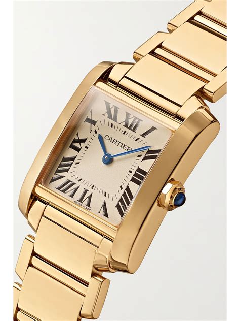 cartier tank francaise gold womens|cartier tank francaise automatic watch.